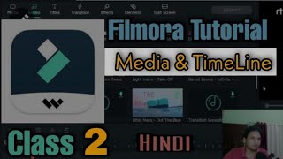 Filmora Tutorials Class 2nd #Media  And Timline #Video Editing #Learn Video #RameshVishwakarmaTech