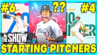 *NEW* Top 10 BEST DIAMOND Starting Pitchers in MLB The Show 21 Diamond Dynasty