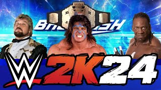 Ultimate Warror vs Booker T vs Ted DiBiase - WCW United States Championship Match (WWE 2K24)