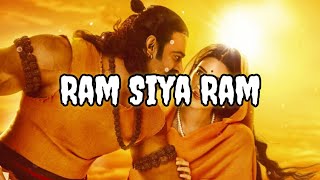 Ram Siya Ram  (Adipurush) | Mangal Bhavan Amangal Hari | Slowed + Reverb |