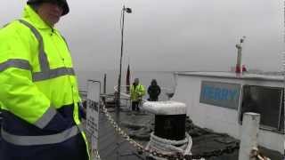 Waiting  for the Tilbury Ferry in the rain