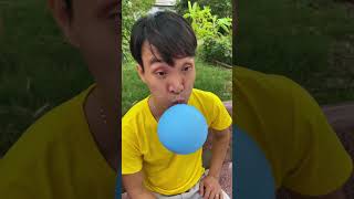 Expert in blowing balloons🤪🎈| GD Kem #shorts