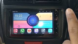 Toyota avanza pasang head unit android new model ORCA 7 inch