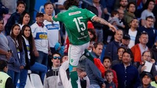 Jugador del Audax Italiano agrede a un aficionado con una salvaje patada