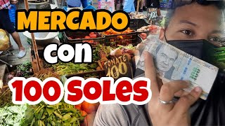 ✅ HACIENDO MERCADO CON 100 soles para 2 semanas😯 | ¿Que compre? 🤫 COMIDA MUY ECONOMICA 💰