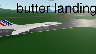 Concorde Butter Landing | Pilot Training Flight Simulator | Roblox