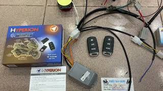 Gửi bộ chống trộm Hyperion lắp xe Vision 2015 cho khách ở xa tự lắp dễ dàng