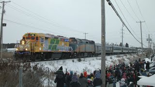 191207 RS/VIA Christmas train Noël Saguenay