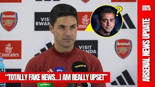 “I am really upset about it” - Mikel Arteta REACTION to links with Barcelona.