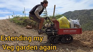 Creating a Vegetable Garden on a Rocky Slope with Husqvarna TF 338