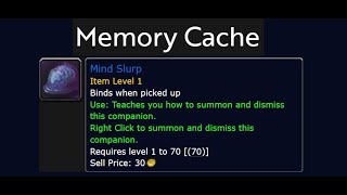 How To Loot The Memory Cache Treasure And Get The Mind Slurp Pet! (Azj-Kahet)