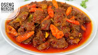 RESEP OSENG MERCON TETELAN SAPI 🔥 MENYALA PEDAS NYA ENAK BANGETTTTTT