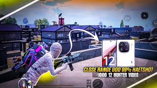 CLOSE RANGE 999%HEATSHORT😱IQOO 12 SMOOTH + 90FPS PUBG / BGMI TEST 2023⚡5 FINGER GAMEPLAY