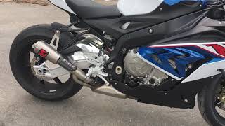 Bmw S1000RR 2017 Akrapovic MotoGP Style slip on exhaust sound