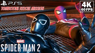 TOMBSTONE RESCUE MISSION Spiderman 2 p7 - #spiderman #games #gamingvideos #gaming #ps5 #ps4 #marvel