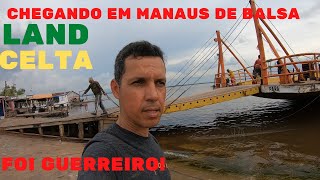 TRAVESSIA DE BALSA PARA MANAUS/chegando em novo airão/queria ver encontro das águas EP25