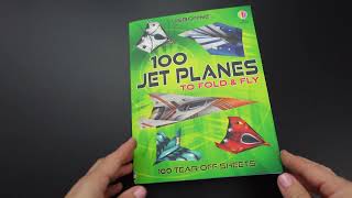 Usborne - 100 Jet Planes to fold & fly