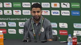 Riyad Mahrez and Djamel Belmadi keeping Algeria's expectations at AFCON in check