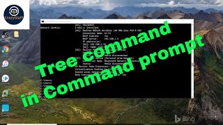 How to see all the folders/files in a directory using command prompt GUI |tree command |CMD |windows