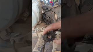 Front Sprocket Change by #yadavbrotherswdn #youtube #youtubeshorts #mechanic #bike #ytshorts#viral