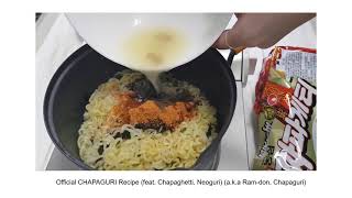 Korean instant food "chapaguri"