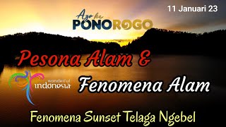 FENOMENA LANGIT SORE di TELAGA NGEBEL #senja #ponorogo #ngebel