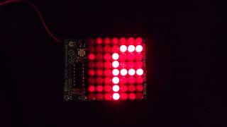 Cheap Dinsoaurs scroller on Blinky Grid