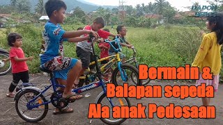 Kegiatan sore||bermain bersama anak-anak desa,dilapangan terbengkalai