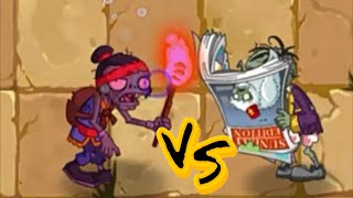 Plants vs Zombies 2 - Fire Zombie vs. All Zombies | @peacannon