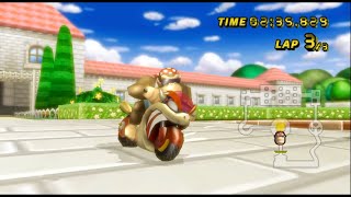 Mario Kart Wii Time Trial - Funky Kong - DS Peach Gardens マリオカートWii タイムトライアル - ファンキーコング - DS ピーチガーデン