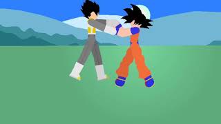 GOKU VS VEGETA (Stick Figure DBZ Fight) [Stick Nodes Pro]