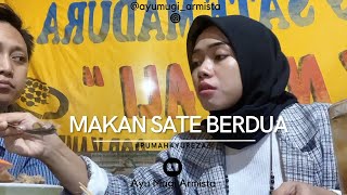 Ayureza Vlog #23 | Makan Sate Berdua, Anak Tidur Dipangku Dikira Belum Punya Anak