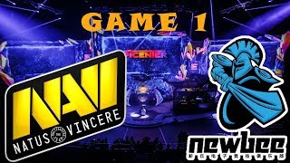 NewBee vs Na'Vi, EPICENTER XL, game 1 (01.05.2018)