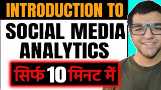 Introduction to Social Media Analytics 🔥