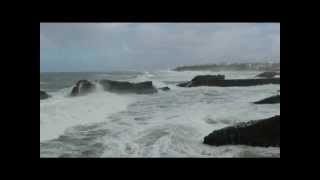 Vidéo océan atlantique  Biarritz Rocher de la Vierge Janvier 2013.mp4