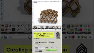 Parametric Structure (Rhino Grasshopper) #shorts