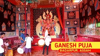 Badarpur Ganesh Puja 2023 || Best Ganesh Puja Pandal at badarpur in Barak valley #ganpati #trending