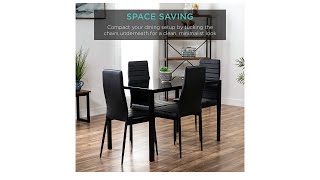 Best Choice Products 5 Piece Kitchen Dining Table Set for Dining Room