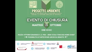 Progetto Ambiente: evento chiusura - 25 ottobre 2022