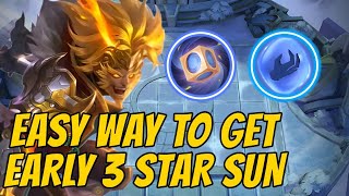 EASY WAY TO GET EARLY 3 STAR SUN !! AUSTUS SKILL 2 | MOBILE LEGENDS MAGIC CHESS