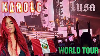 Karol G Bichota tour concierto Lima Peru 2022 Varias  canciones Poblado , A Ella ,  Culpables y mas