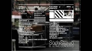 Soda Stereo - Ultimo Concierto (DVD) (Menú)