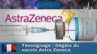 Potentiels Dégâts de l'Astra Zeneca. UK, 16/04/2021