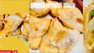 Crispy spicy no dough delicious Samosa