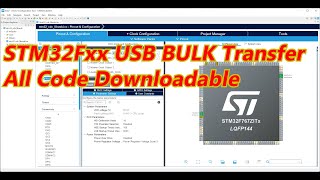 STM32Fxx USB Bulk Transfer Example