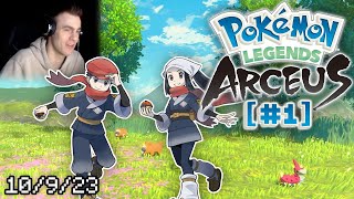 gb80 Plays the BEST Pokemon Game EVER!! [#1] | Pokémon Legends: Arceus 10/9/23