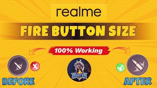 Realme Free Fire 📱Fire Button Size  || Headshots Only Red Number 2023