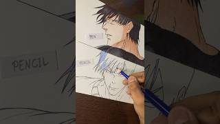 Draw Toji part 2✍️🤩 #shorts #animedrawing #youtubeshorts