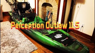 My New Perception Outlaw 11.5 Fishing Kayak