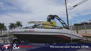 Pre-owned 2020 Yamaha AR190 Available | Jet Ski of Miami & Fisherman's Boat Group